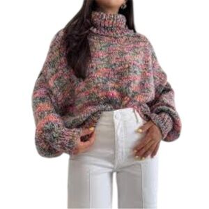 23. ✨Wild Fable Multicolor Knit Sweater 
Size Medium